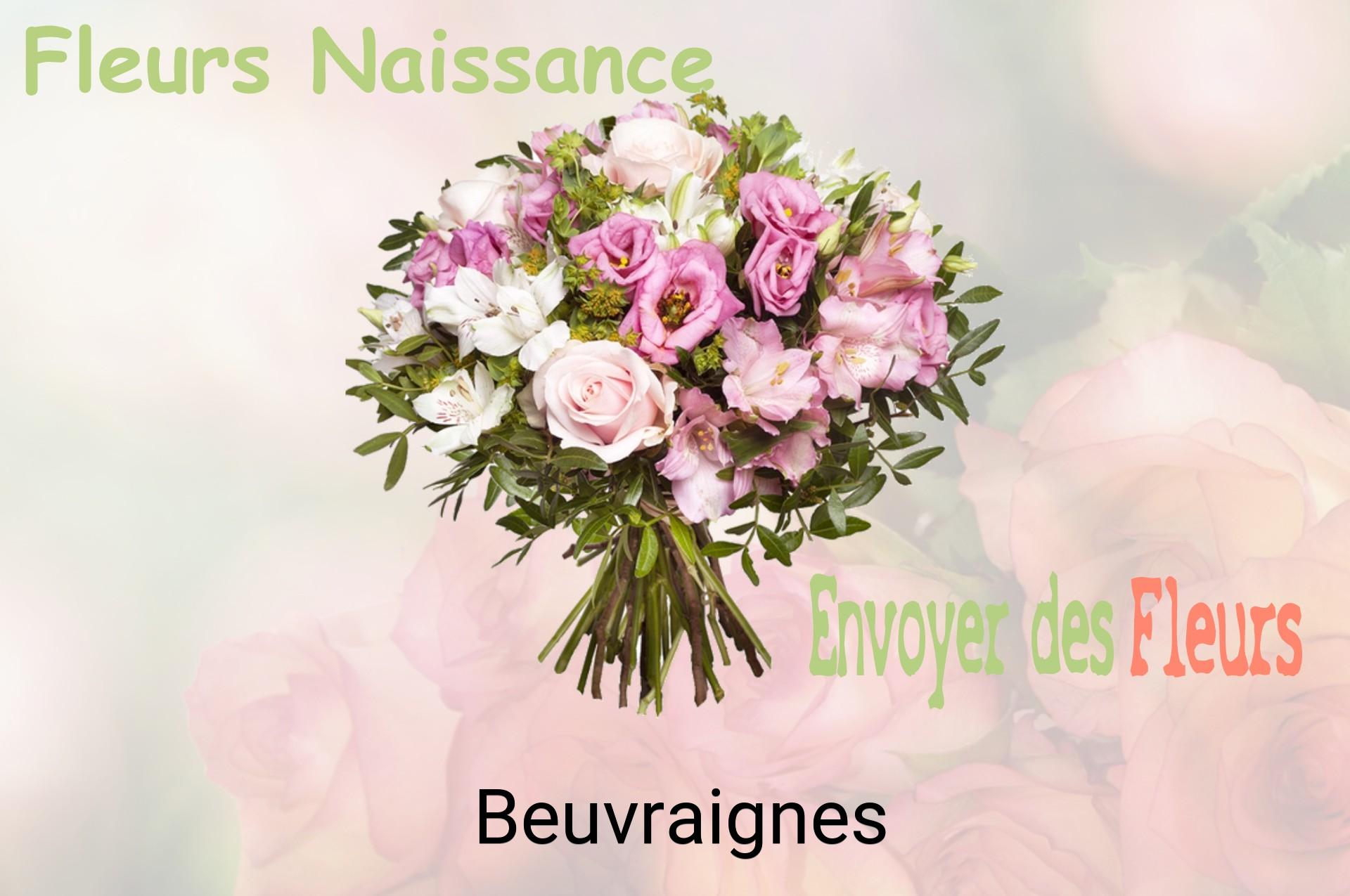 Bouquet de fleurs de naissance livré à Beuvraignes